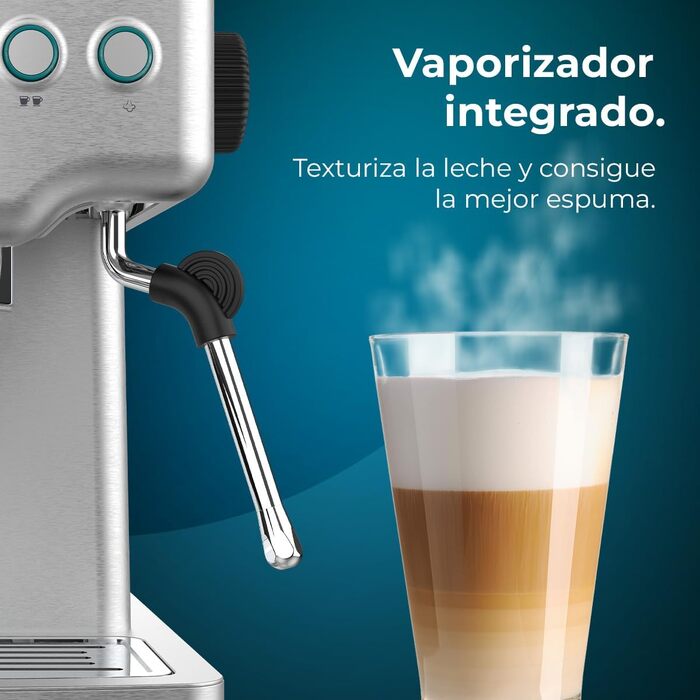 Кавомашина еспресо Cecotec Power Espresso 20 (1465 Вт, 20 бар, 1.8 л, підігрів чашок) - для дому та офісу