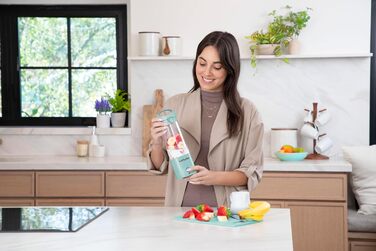 Портативний блендер nutribullet 475 мл, без BPA, USB-C, багатофункціональний, блакитний
