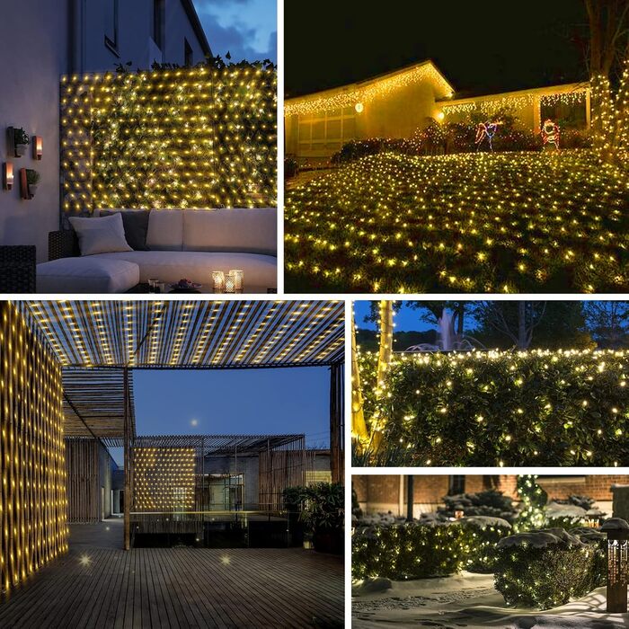 Світлодіодна сітка 3x2м 200 LED для вулиці, ультрафіолетове чорне світло, водонепроникна гірлянда для ялинки, клубу, DJ, Новий рік