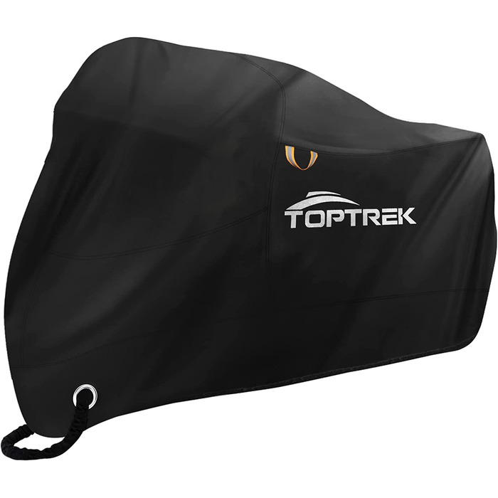 Водонепроникний чохол для мотоцикла XXL Toptrek, зимовий, з отвором для замка, для Harley-Davidson, Honda, Suzuki, Kawasaki, 245x105x125 см