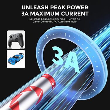 Акумулятори PHOTOOLEX AA Li-ion 1.5V 3600mWh, комплект 8 шт. з кейсом для зберігання, висока ємність