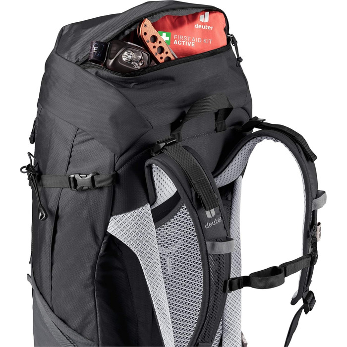 Жіночий туристичний рюкзак deuter Futura Pro 38 SL, чорний/графіт