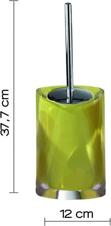 Унікальна WC-щітка Gedy Grün Twist з міцної смоли, ручна робота, 47x13x14,5 см, 1,75 кг, гарантія 2 роки, Babled&Co