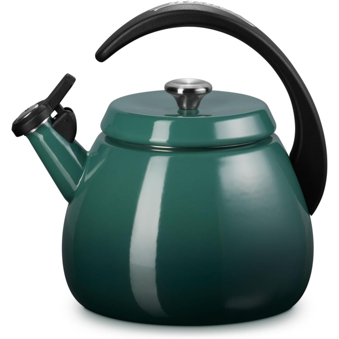 Емальований чайник Le Creuset зі сталі, 2.2 л, колір Артишок (Flamme)