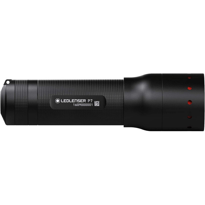 Ліхтарик Ledlenser P7 професійний LED, 450 лм, чорний, компактний, високопродуктивний, 1,5 В, 13x3,7 см