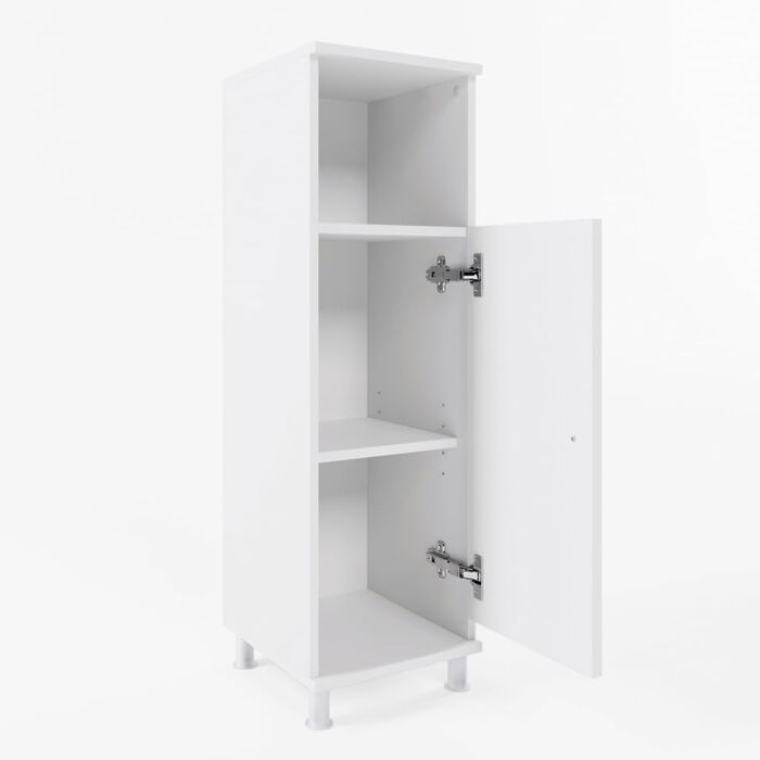 Пенал для ванної Vicco Fynn, білий, 30x95 см, шафа для зберігання