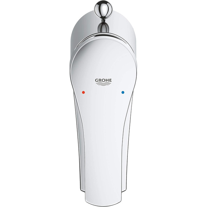 Змішувач для ванної кімнати Grohe Eurosmart, водозберігаючий, хром, з витяжною системою, 15 см, проста установка