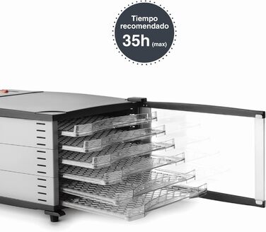 Сушарка для овочів та фруктів LACOR 69523 Pro, 800 Вт, професійна, пластик