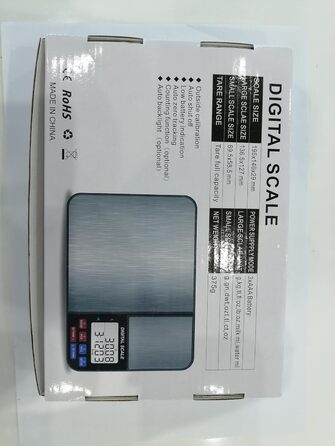 Diyife кухонні ваги з двома платформами 10кг/1г і 500г/0,01г, цифрові точні ваги для кухні, випічки, ювелірних виробів, 7 одиниць виміру, тара, підрахунок, авто-вимкнення, з батарейками