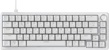 Дротова механічна клавіатура Ajazz AK690 Peach Mist Switch (AK690-PM-W)