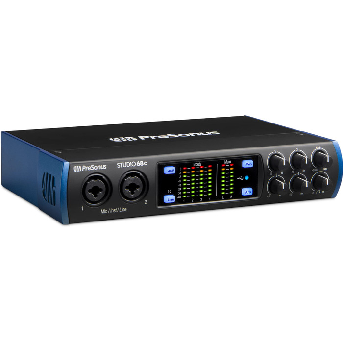 Аудіоінтерфейс PreSonus Studio 24c USB-C для запису, стрімінгу, подкастингу з програмним забезпеченням Studio One Artist та Ableton Live Lite