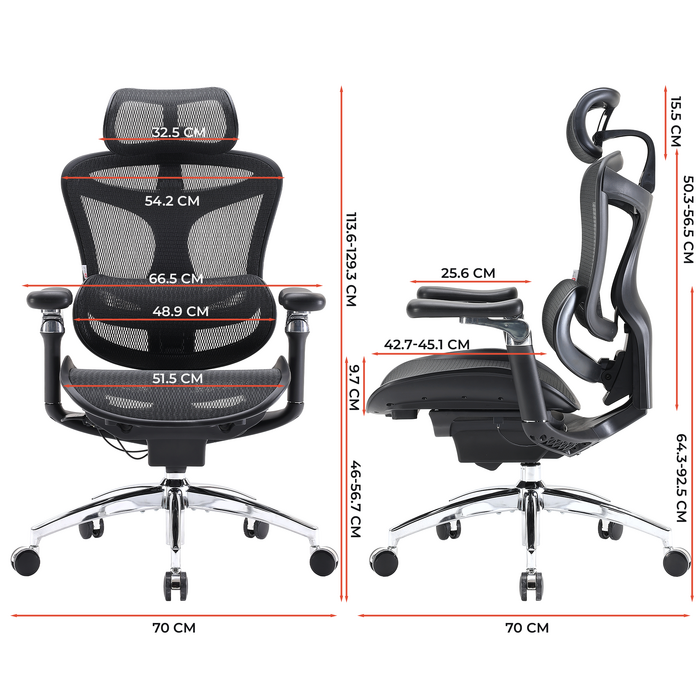 Крісло офісне Sihoo DORO C300 Pro Mesh Black