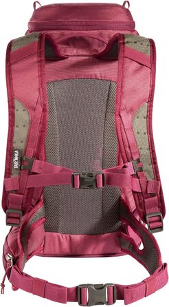 Рюкзак для туризму Tatonka Hike Pack 22 л з вентильованою спинкою та дощовиком, легкий і зручний, бордовий