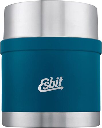 Термоконтейнер Esbit Sculptor для їжі 500 мл Polar Blue, з нержавіючої сталі, для гарячих і холодних страв, без манжети