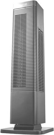 Обігрівач та вентилятор 2-в-1 Clean Air Optima CA-904G Smart: Цифровий термостат, осциляція 80°, для приміщень до 40 м², сірий