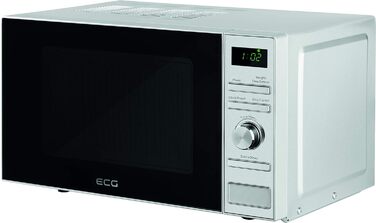 Мікрохвильова піч ECG MTD 2071 SE, багатофункціональна, срібляста
