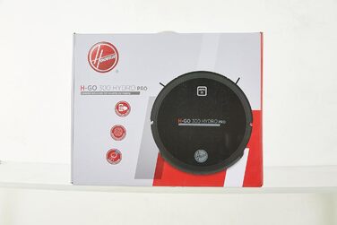 Робот-пилосос Hoover Hydro Pro з Wi-Fi, 120 хв автономності, сумісний з iOS та Android, дистанційне керування, антиударний, захист від падінь