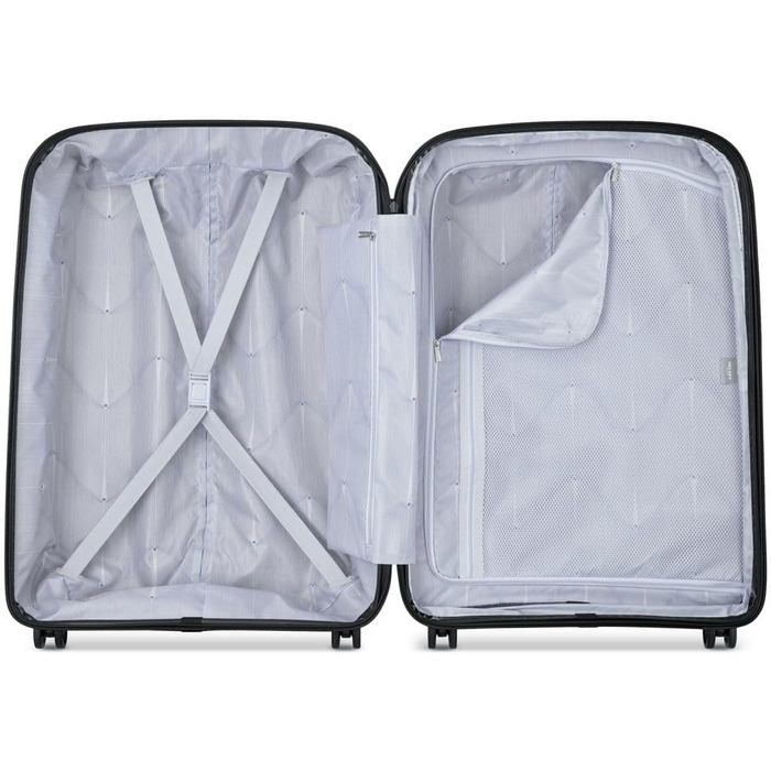 Велика валіза DELSEY PARIS Belmont Plus, жорсткий корпус, екологічна, 102 л, 76x52x32 см, зелена