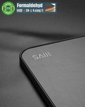 Стіл для ноутбука SAIJI 60x45 см, багатофункціональний, регульована висота і кут, з підставкою для книг, шухлядою, фіксатором, слот для планшета, для ліжка та підлоги