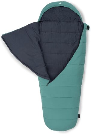 Qeedo Buddy XL – великий літній спальник для кемпінгу, широкий, легкий, зручний, для дорослих, унісекс, для бокового сну, кокон, яйцеподібна форма