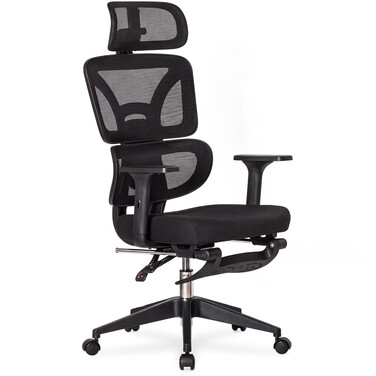 Крісло Mealux S201 Air Black (арт. HF-S201 F/B)
