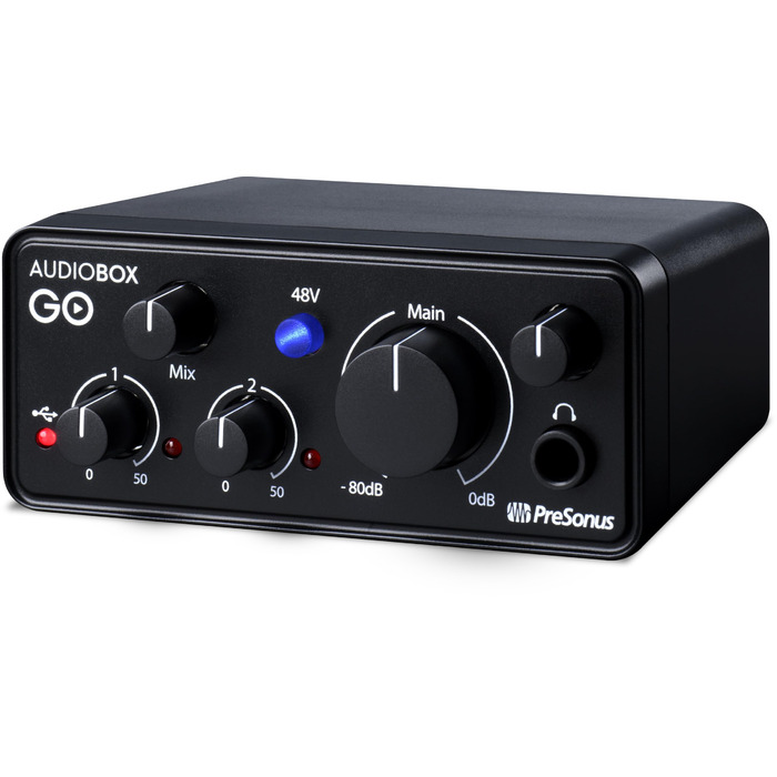 PreSonus AudioBox GO: USB-C аудіоінтерфейс для музичного продакшну з Studio One
