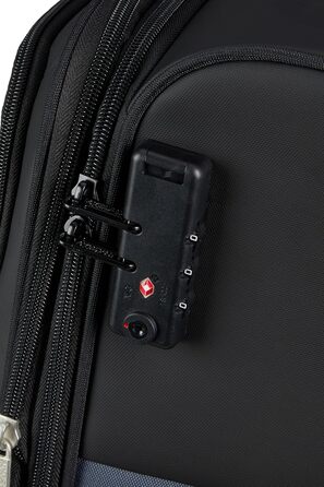 Валіза American Tourister Daring Dash Spinner M, розширювана, 66.5 см, 67/75 л, чорний/сірий