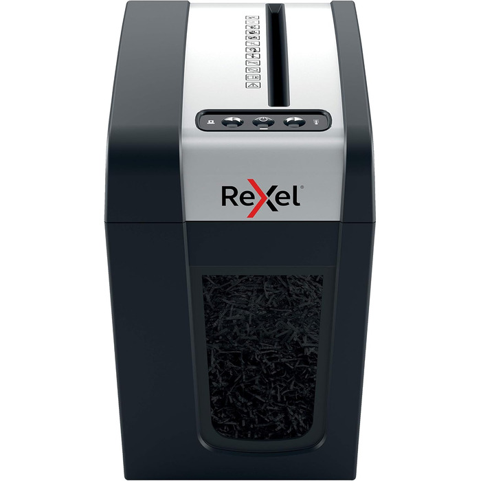 Rexel MC3-SL Slimline Whisper-Shred™: Шредер для документів, мікроріз, безпека P5, 10 л, тихий, компактний, для дому