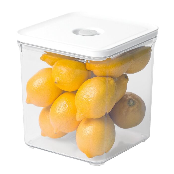 Герметичний контейнер для зберігання продуктів VAKUEN Premium Smart One-Click Seal, з подвійним силіконовим ущільненням, для мікрохвильової печі та морозильної камери (OT-50S SINGLE)