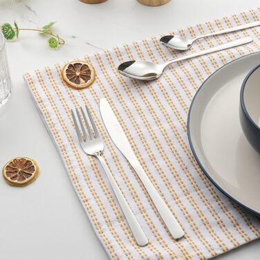 Набір столових приборів Russell Hobbs Vienna 24 предмети з нержавіючої сталі для 6 осіб: ножі, вилки, чайні та столові ложки, дзеркальне полірування, можна мити в посудомийній машині
