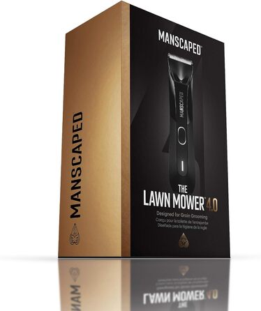Електричний тример для інтимної зони MANSCAPED Lawn Mower 4.0 з керамічним лезом, водонепроникний, для сухого та вологого гоління, чоловічий бритва з док-станцією