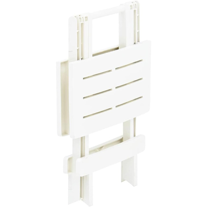Квадратний складаний кемпінговий стіл Made in Italy, 44x50x44 см, білий