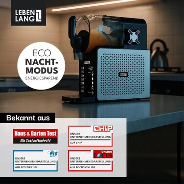 LEBENLANG Преміум машина для приготування сляш 2L - 5 режимів, швидка заморозка за 15 хв, з книгою рецептів та автоочищенням. Ідеальна для дому. Машина для сляш, фрозен сляш, сляшмейкер