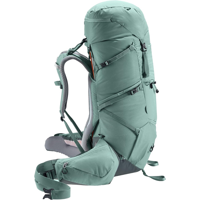 Туристичний рюкзак Deuter Aircontact Core 55+10 SL для жінок, 55+10 л, нефрит-графіт, модель 2024
