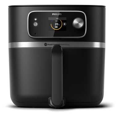 Аерофритюрниця Philips Airfryer Combi XXL HD9880/90 чорна, мультипіч з гарячим повітрям