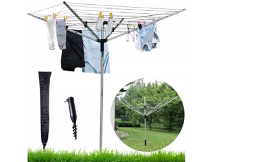 Са drying-сушарка для білизни Rorets садова алюмінієва, 4-ramienna, 50 м