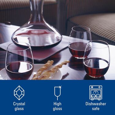 Набір склянок для води Villeroy & Boch Entree, 4 шт по 250 мл, прозоре кришталеве скло