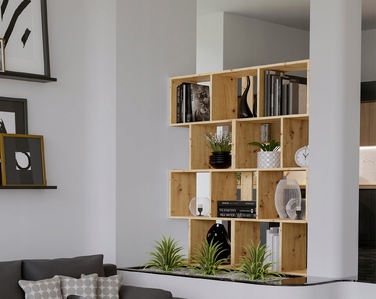 Стелаж TopEshop 59,5 x 140 x 30 см, дуб артизан