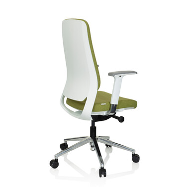 Офісне крісло / поворотне крісло CHIARO T4 WHITE тканина зелена hjh OFFICE