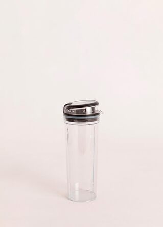 Портативний міксер для смузі та молочних коктейлів CREATE MOI, 400 мл, скло, BPA-free, 230 Вт, кремово-білий, з лезами з нержавіючої сталі