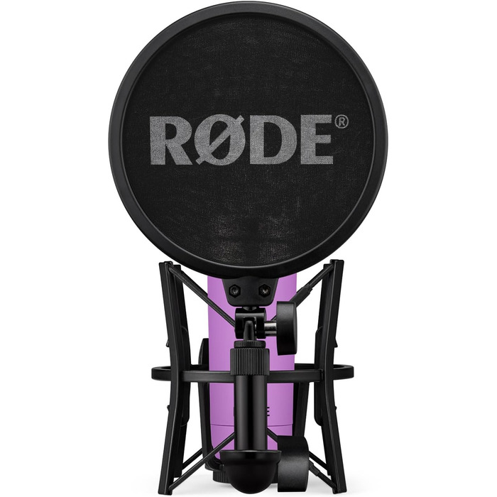 Студійний мікрофон Rode NT1 Signature Purple (фіолетовий) з мікрофонною стійкою keepdrum