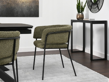 Стілець Mebel-Partner, оббивка тканина, зелений, 1 шт.