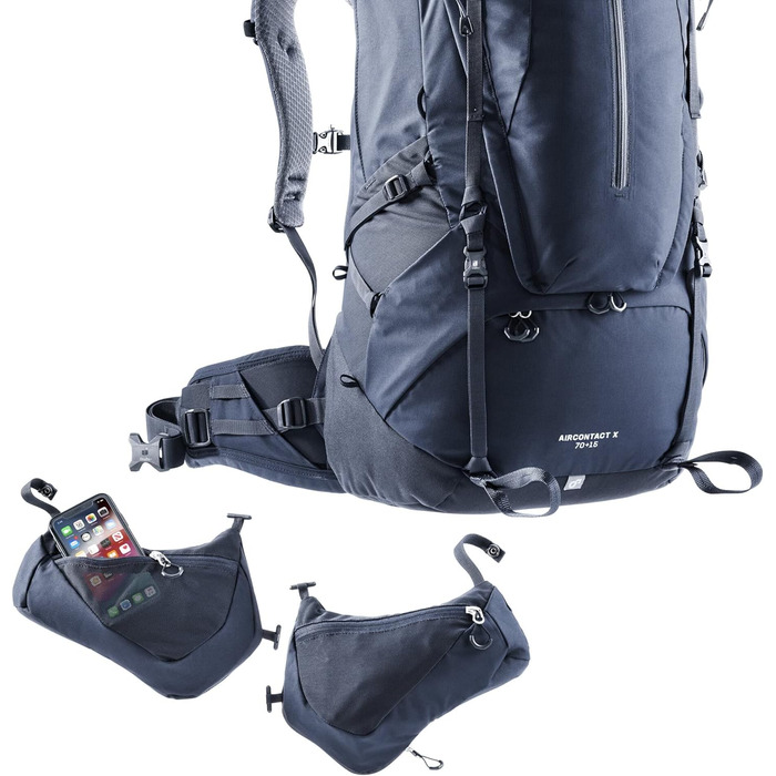 Рюкзак для трекінгу Deuter Aircontact X 70+15 л (розмір M), синій