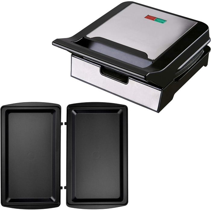 Електричний гриль Teppanyaki Syntrox Germany MM-1400W з антипригарними знімними пластинами для смаження