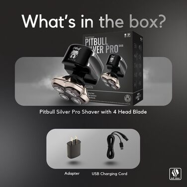 Електробритва Skull Shaver Pitbull Silver PRO SX5 для голови та обличчя