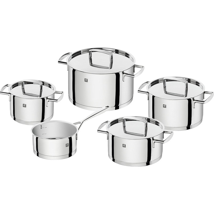 Набір каструль Zwilling 5 шт нержавіюча сталь