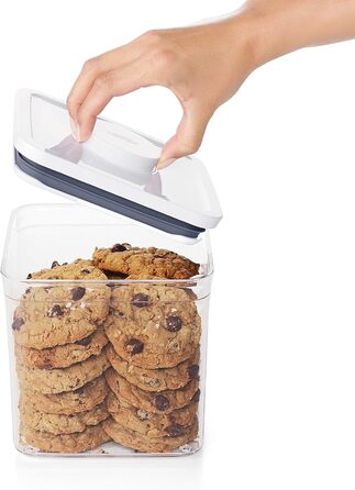 Набір контейнерів OXO Good Grips Pop, 5 шт, пластикові, білі, для зберігання продуктів