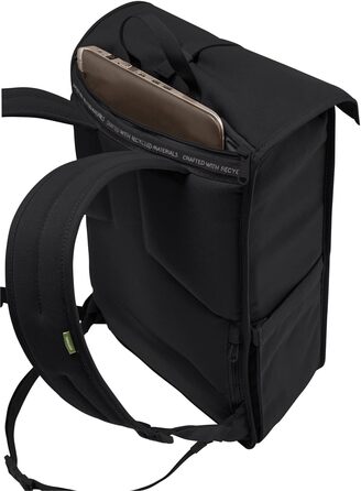 Рюкзак VAUDE Coreway Rolltop 20 літрів, унісекс, чорний, водонепроникний