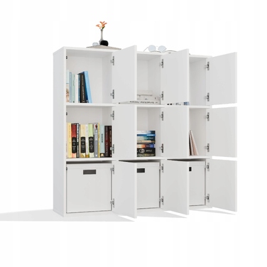Стелаж TopEshop 110,5 см x 110,5 см x 30 см, білий