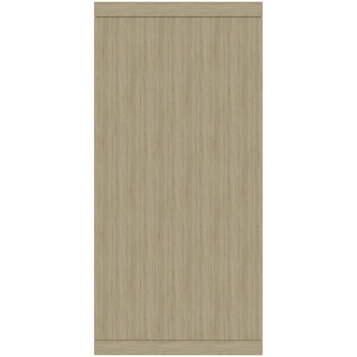Комод vidaXL з 4 шухлядами та 2 дверцятами, дуб Сонома, 88x30x65 см, багатофункціональна шафа для вітальні, ДСП